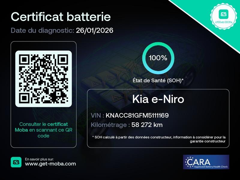 KIA e-Niro d’occasion à vendre à MARSEILLE chez CARAUTO SERVICES (Photo 20)